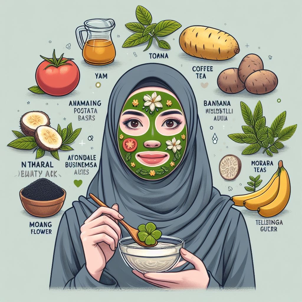 masker kecantikan dari bahan alami