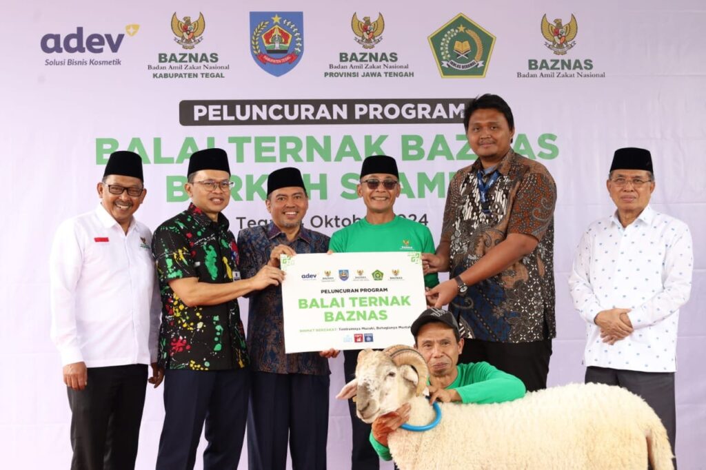 Adev dan BAZNAS Luncurkan Program Balai Ternak di Tegal