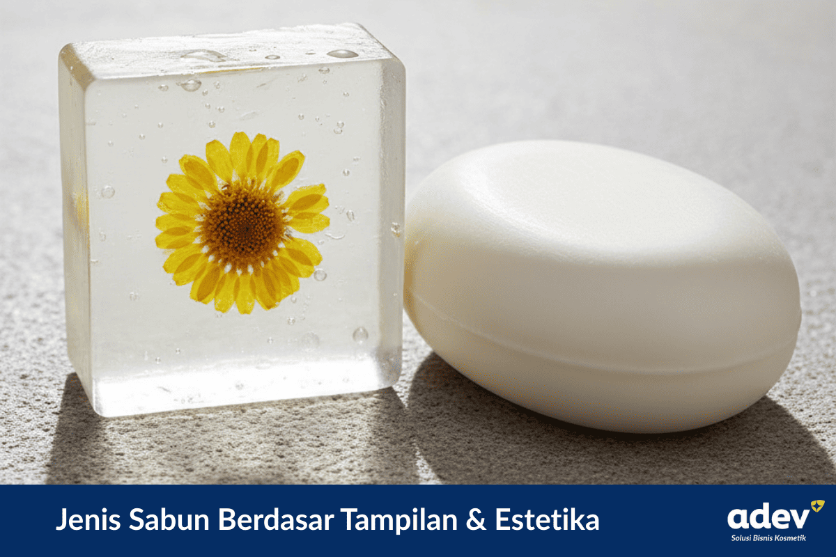 Jenis Sabun Berdasarkan Tampilan Estetika