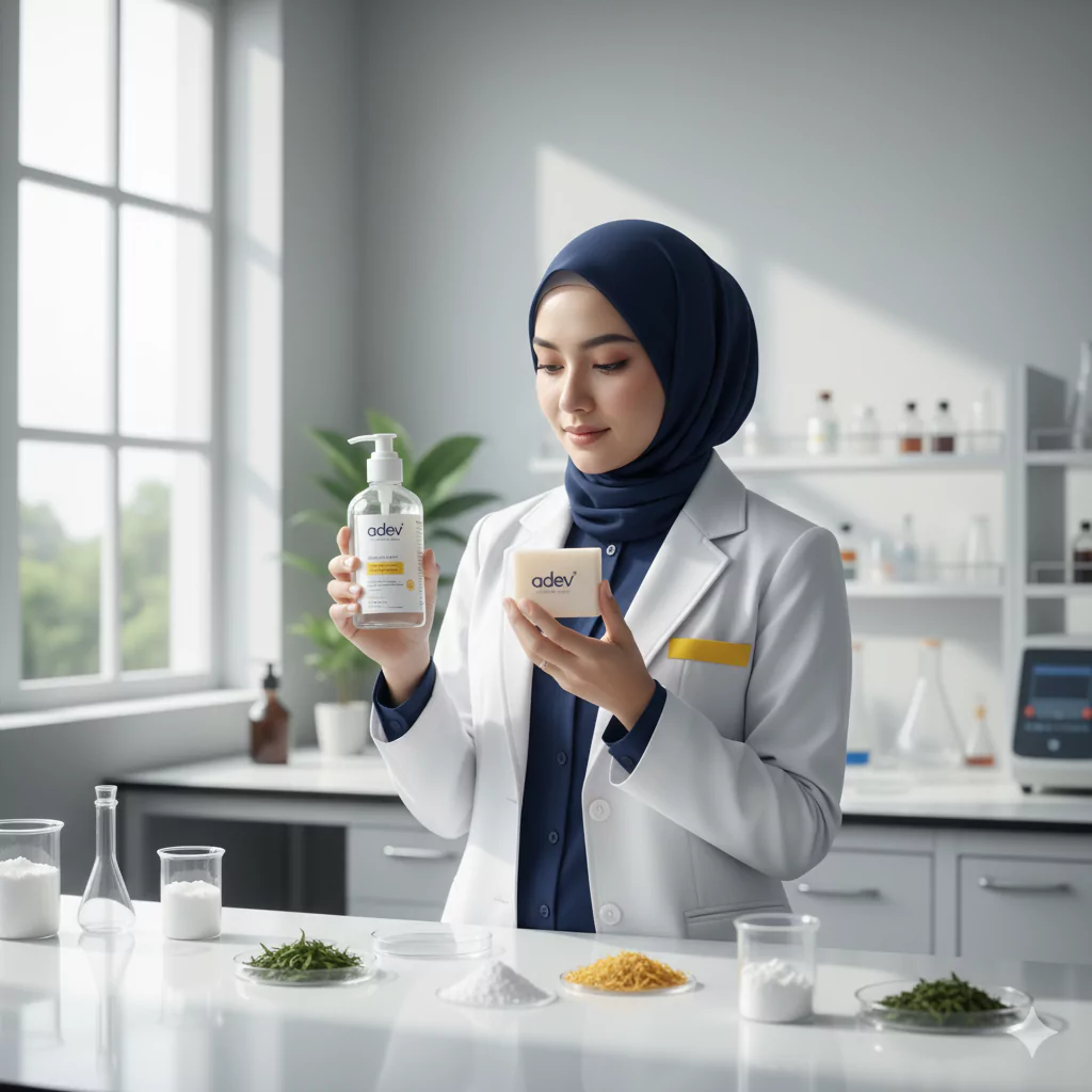perbedaan formulasi sabun cair dan batang