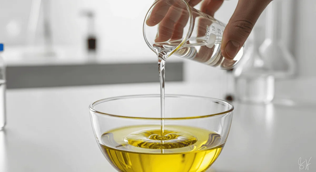 proses saponifikasi terjadi ketika minyak dan larutan alkali dicampurkan