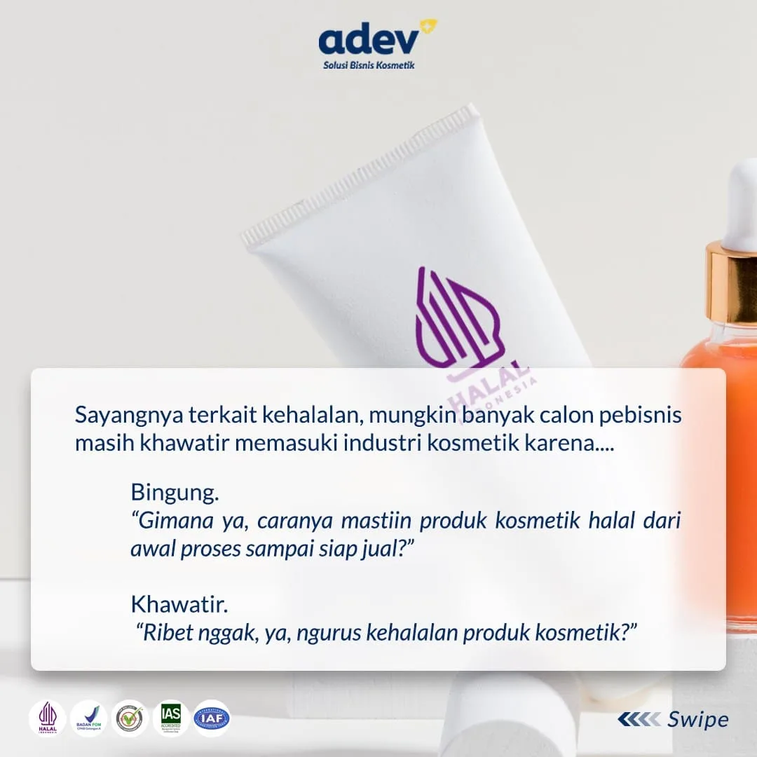 Pebisnis Berpikir Kehalalan Produk Kosmetik Itu Ribet