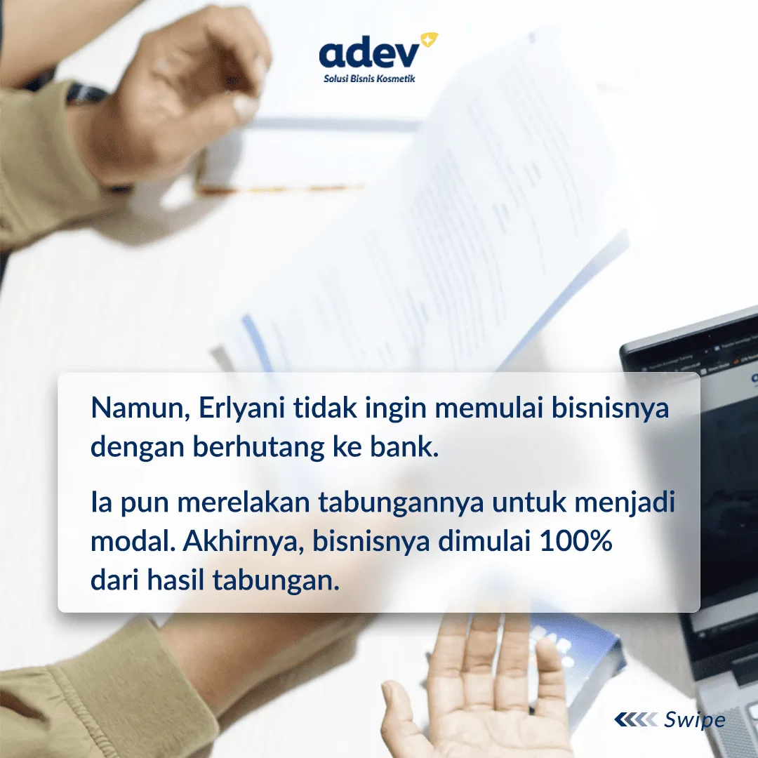 Erlyani Pakai Tabungan Untuk Modal Usaha