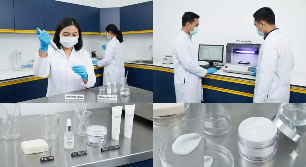 Tim R&D Adev kembangkan formula eksklusif serum brightening SPF Rp30 juta