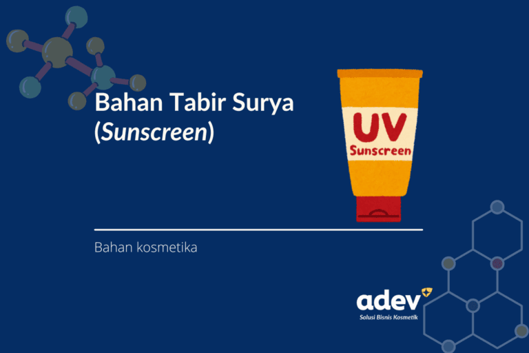 Bahan Tabir Surya