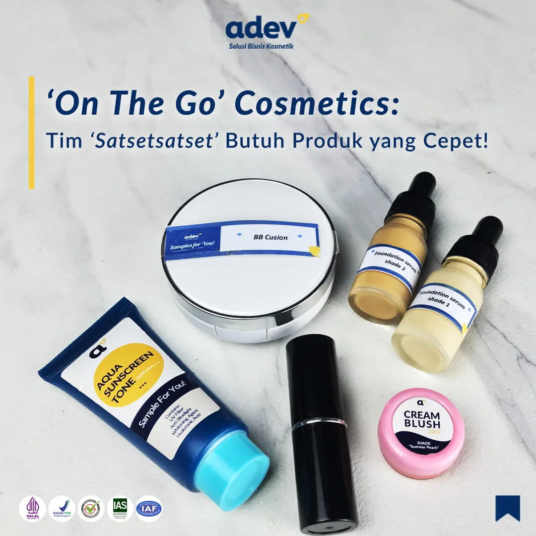 maklon Produk kosmetik on the go