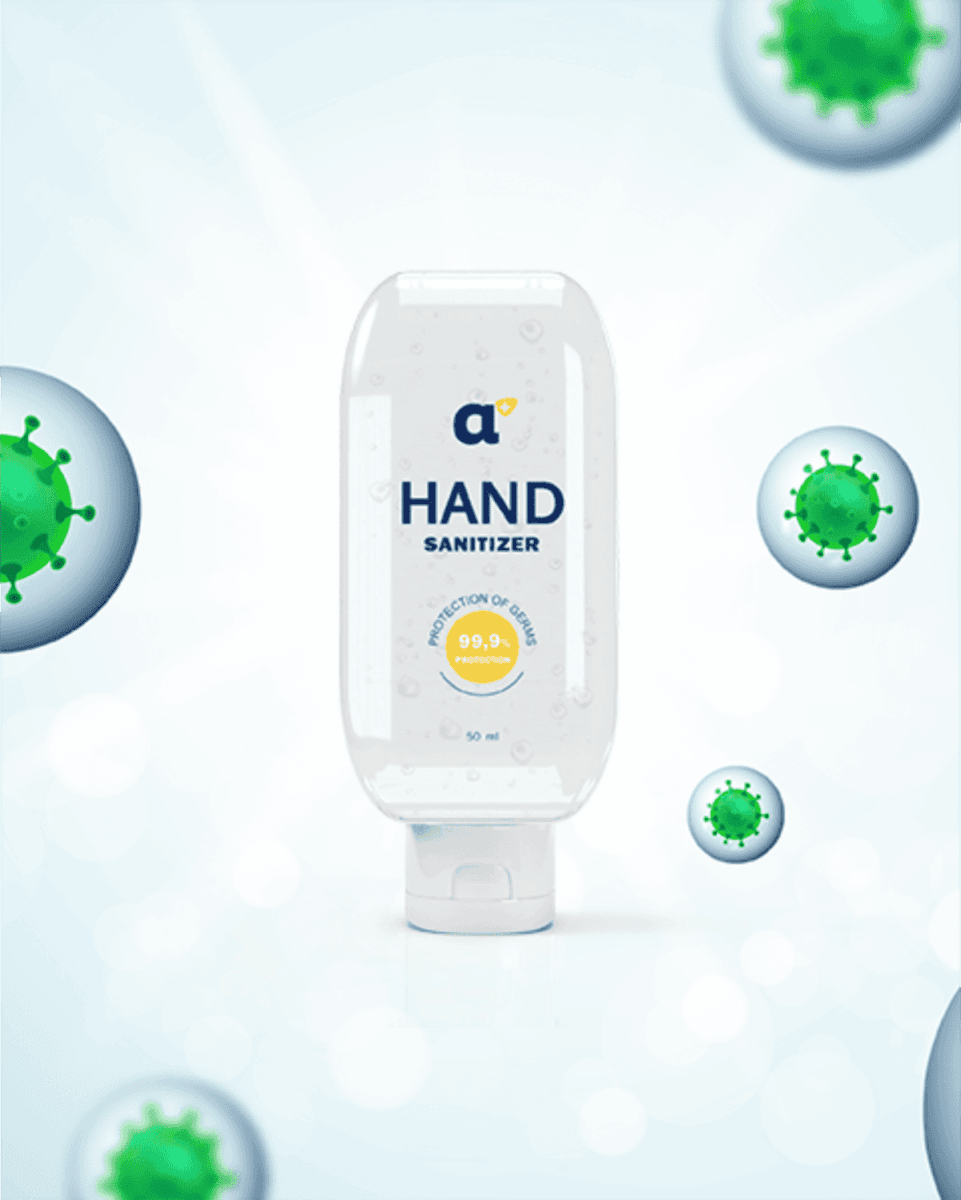 produk maklon hand moisturizer and sanitizer