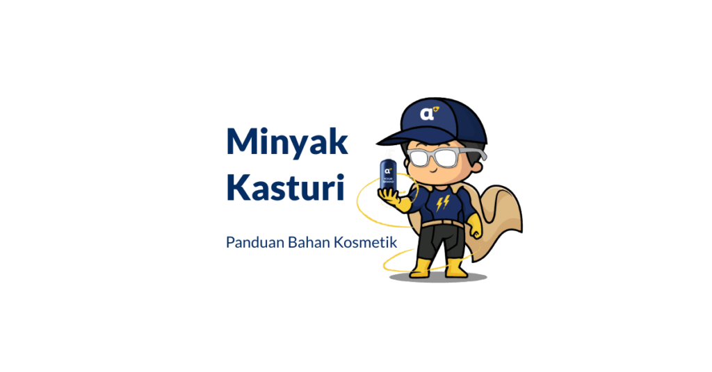 minyak kasturi, pewangi dalam kosmetik