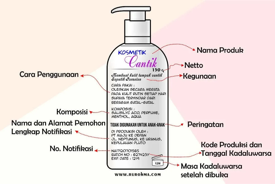Contoh Label Produk Kosmetik