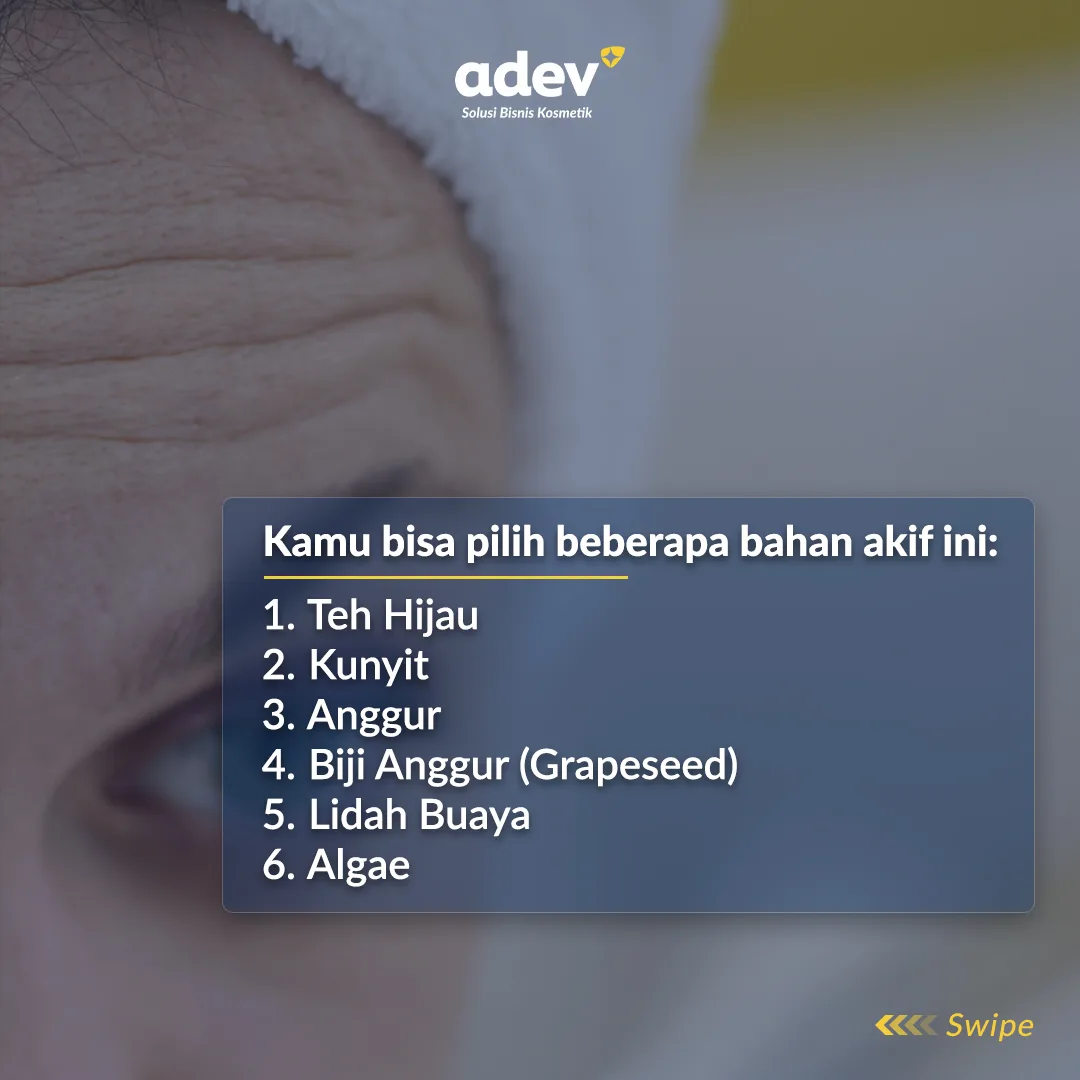 Jenis Bahan Anti Aging Alami