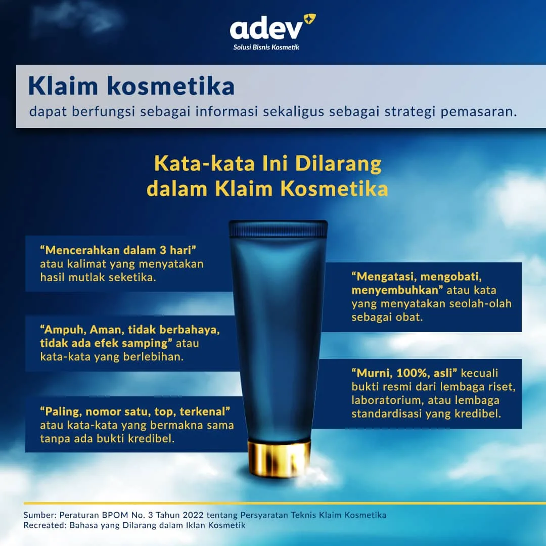 Klaim Kosmetik Skincare Yang Tidak Diperbolehkan