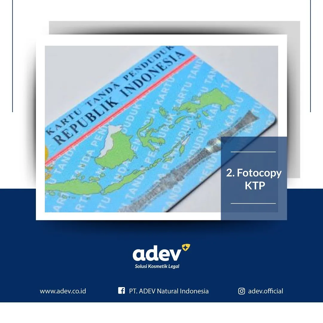 Ktp Untuk Melengkapi Berkas Maklon Adev