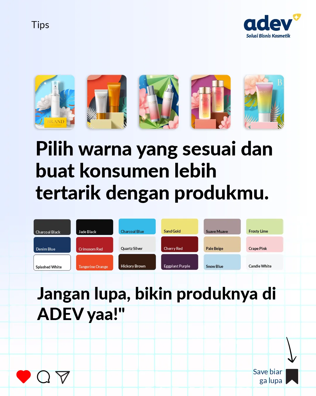 Pilih Warna Kemasan Kosmetik Berdasar Usia