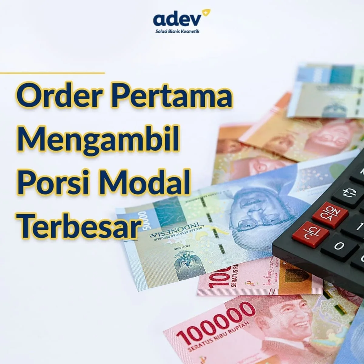 Porsi Modal Maklon Pertama Kali