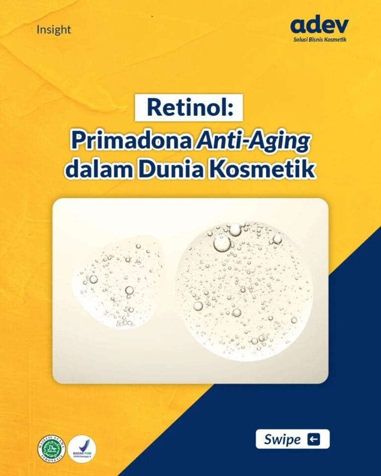 Retinol sebagai Bahan Kosmetik dan Skincare