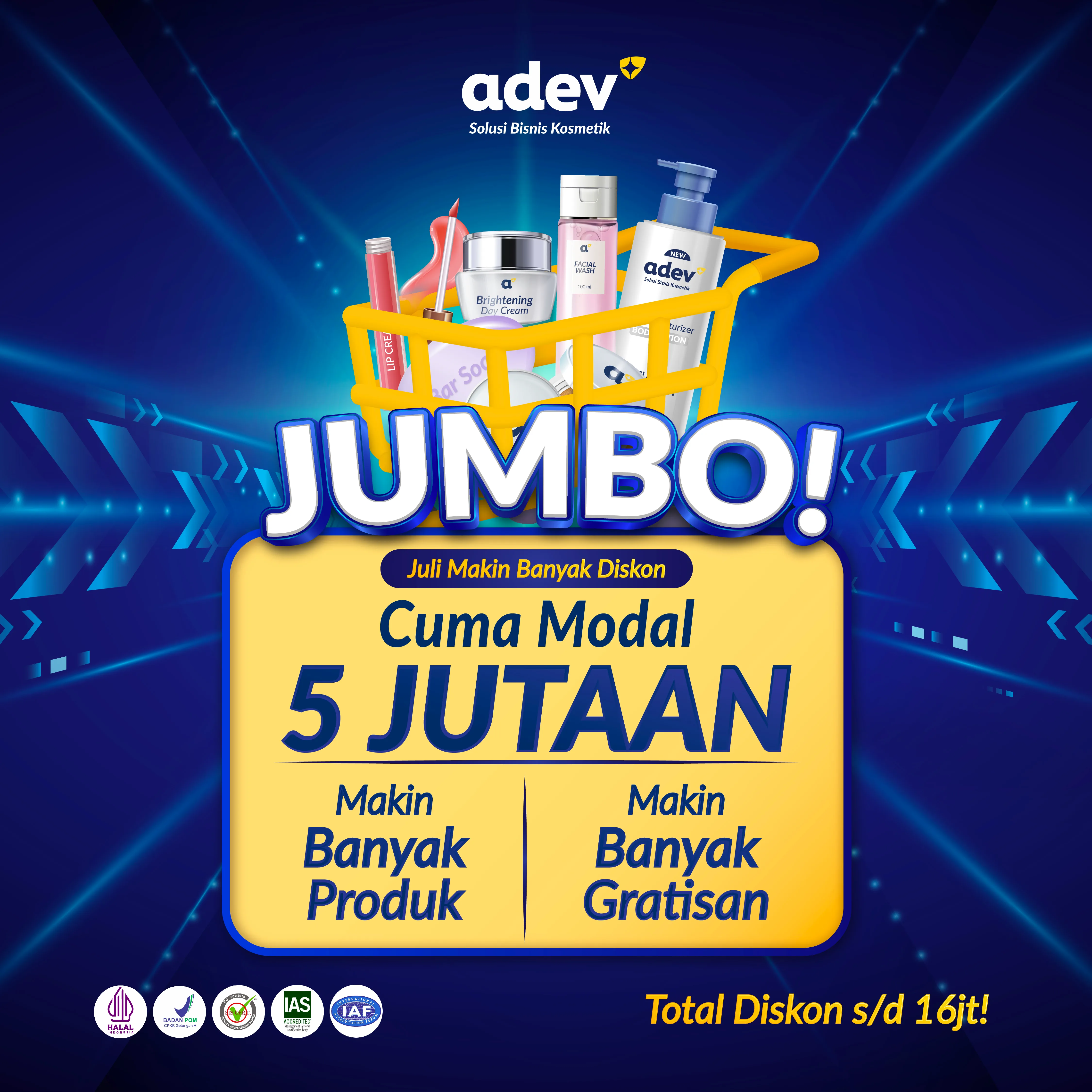 Paket Maklon 5 juta periode Juli 2024