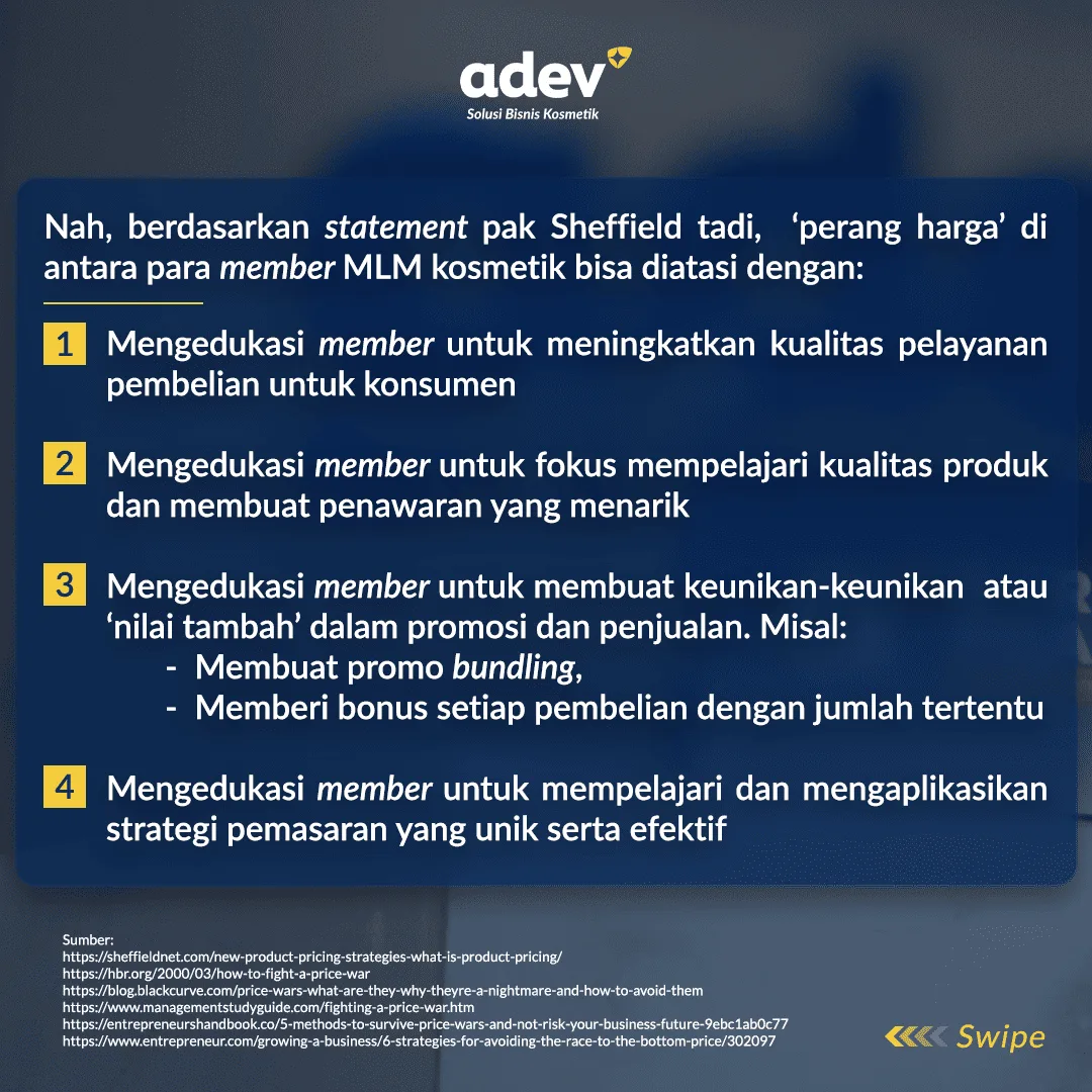 Cara Bersaing Selain Harga Di Mlm