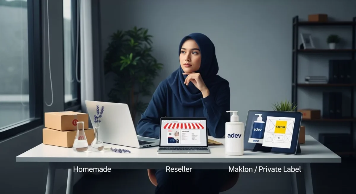 memilih model bisnis sabun cuci tangan yang tepat