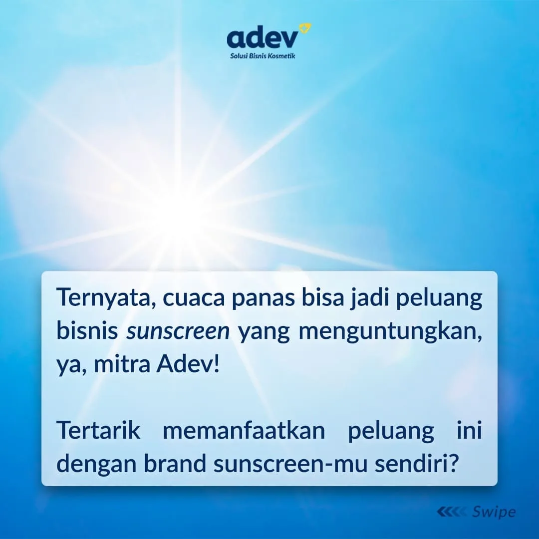 Apakah Minat Bisnis Sunscreen