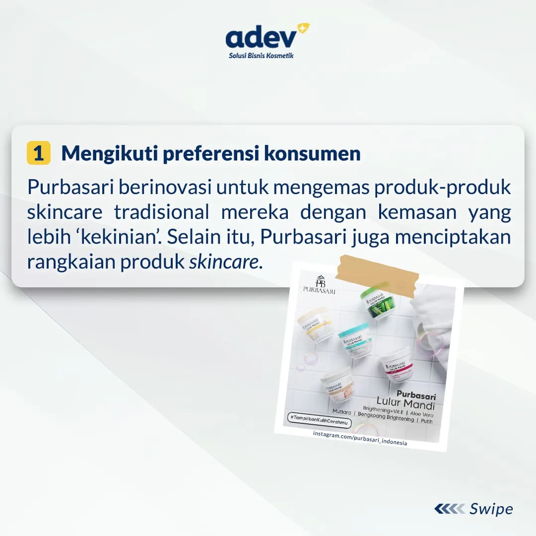 Mengikuti Preferensi Konsumen