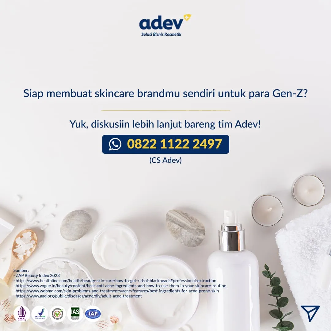Mulai Bisnis Skincare Untuk Gen Z Bersama Adev