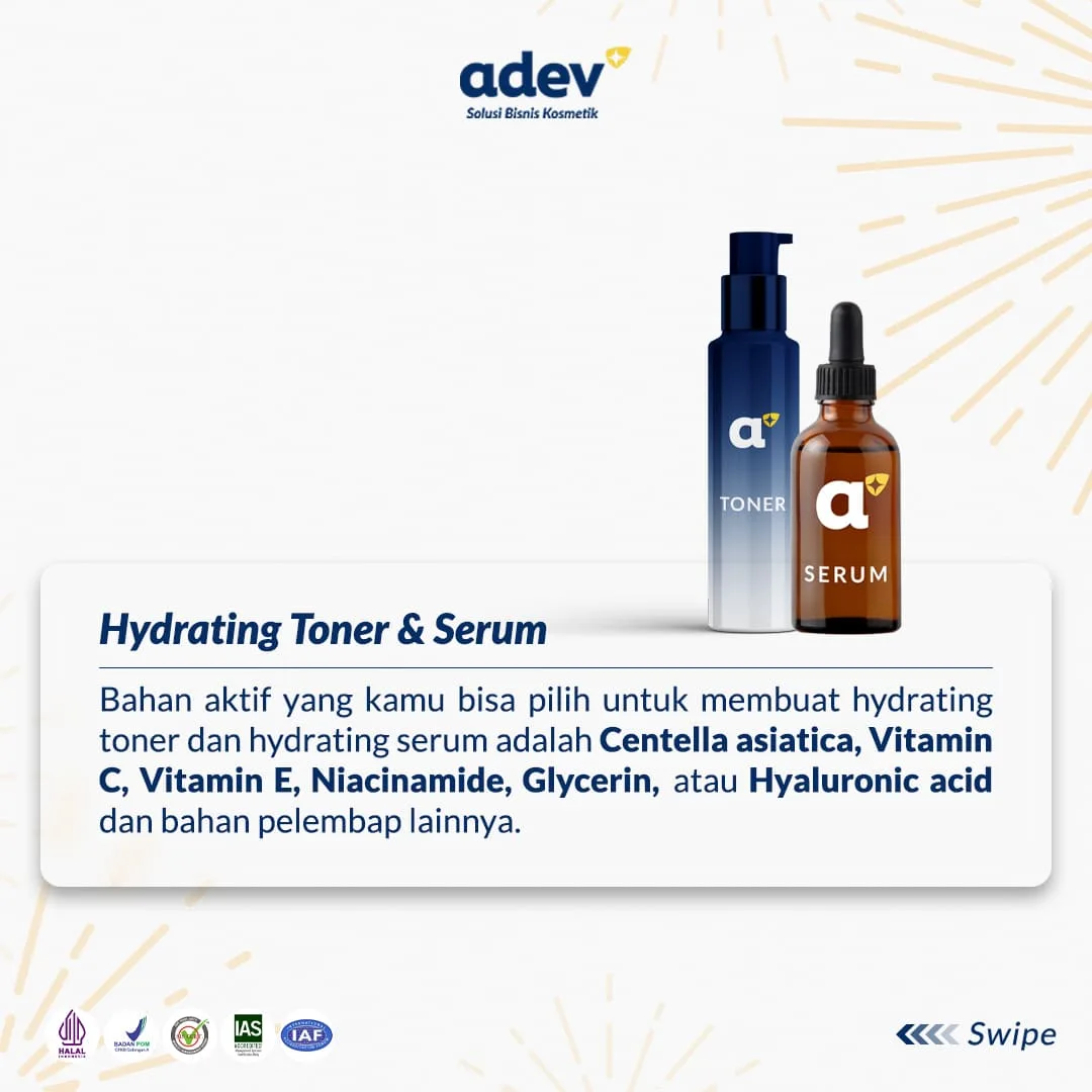 Produk Hydrating Serum Dan Hydrating Toner