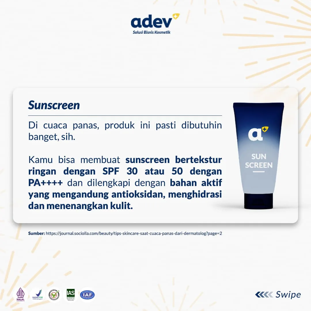 Produk Sunscreen