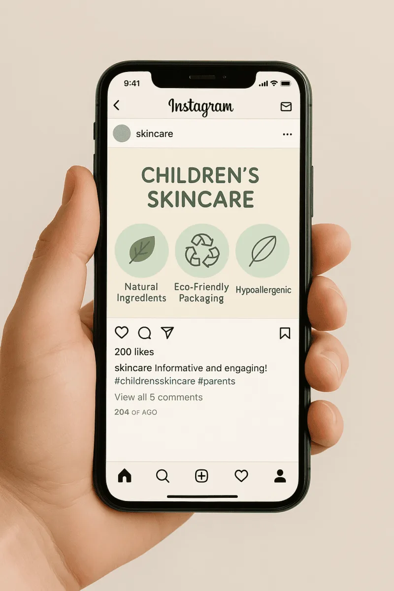 Pemasaran skincare anak lewat media sosial