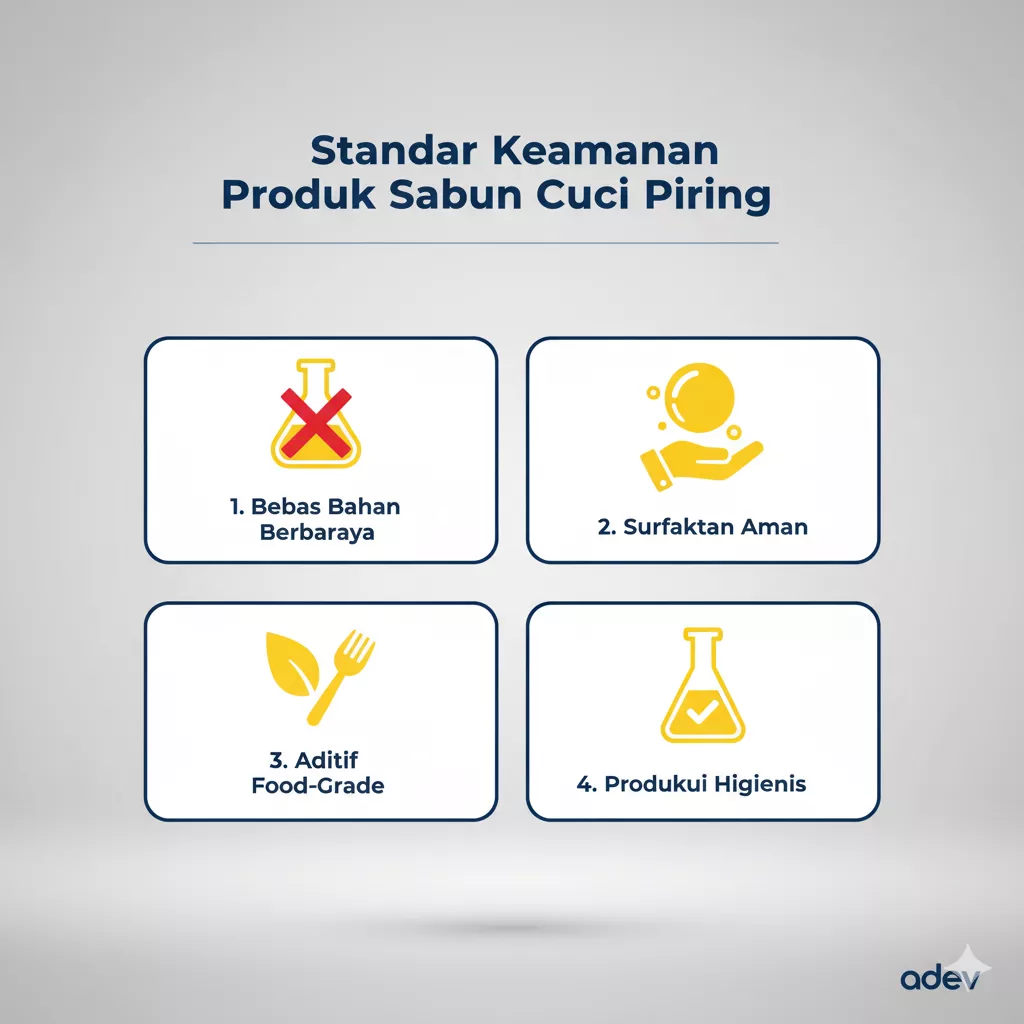 Standar Keamanan Produk Sabun Cuci Piring