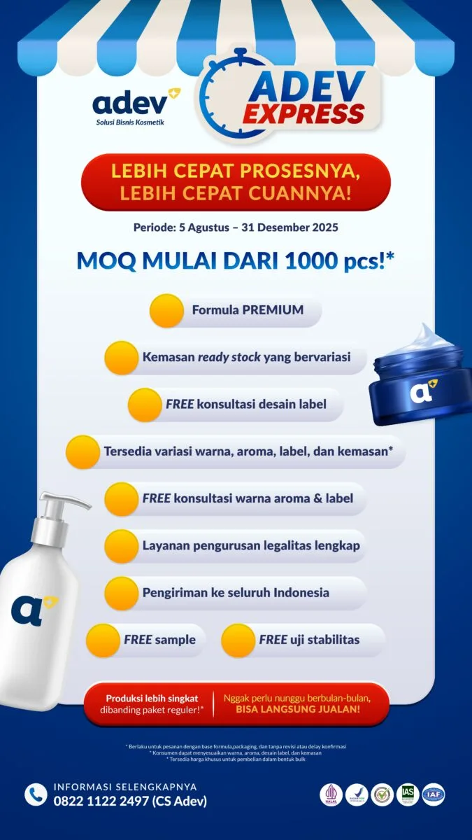 Paket Maklon Adev Express 1