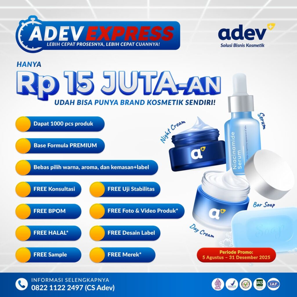 Paket Promo Maklon Adev Express 2-1