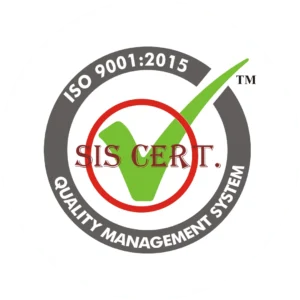Logo sertifikat ISO 9001:2015 PT Adev Natural Indonesia