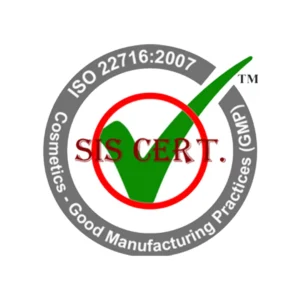 Logo sertifikat ISO 22716:2007 PT Adev Natural Indonesia