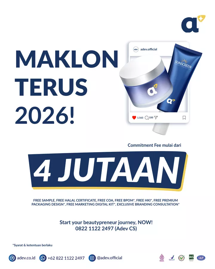 promo maklon terus 2026