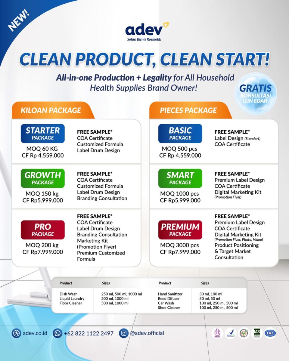 promo maklon PKRT MOQ 3000 pcs