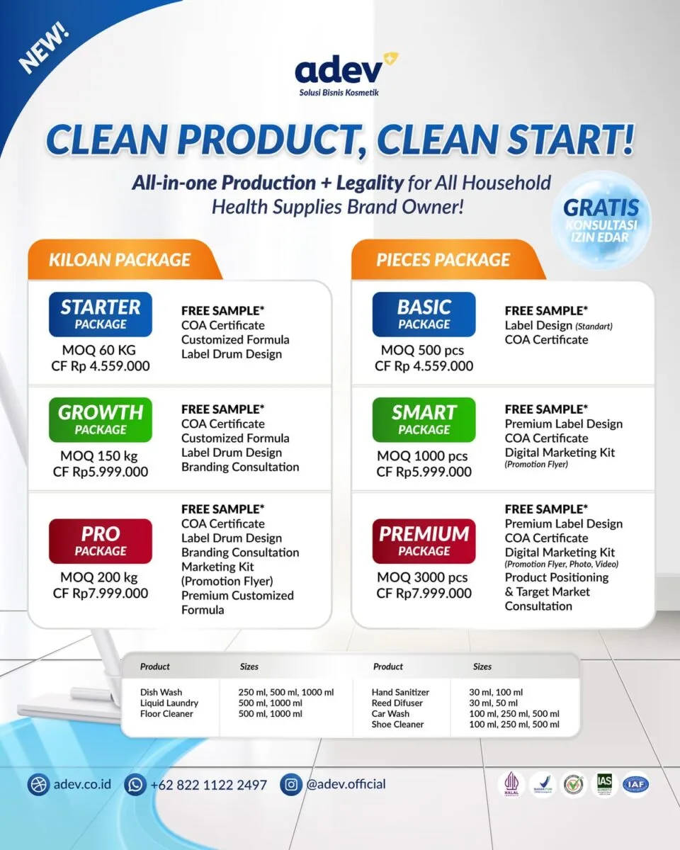 promo maklon PKRT MOQ 3000 pcs