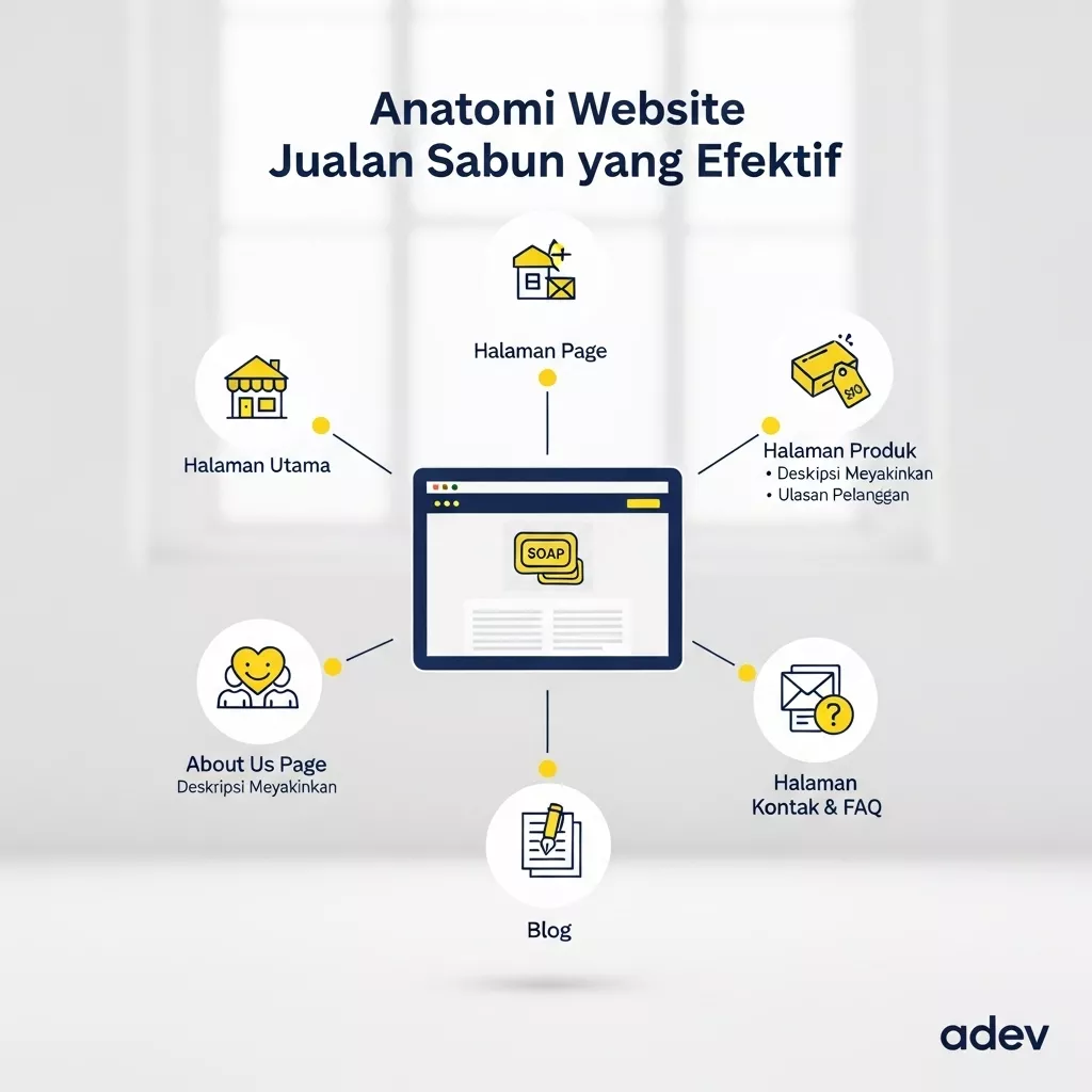 Anatomi Website Jualan Sabun yang Efektif