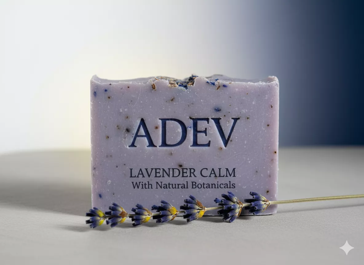 Foto sabun dengan gaya fotografi Natural & Kontekstual