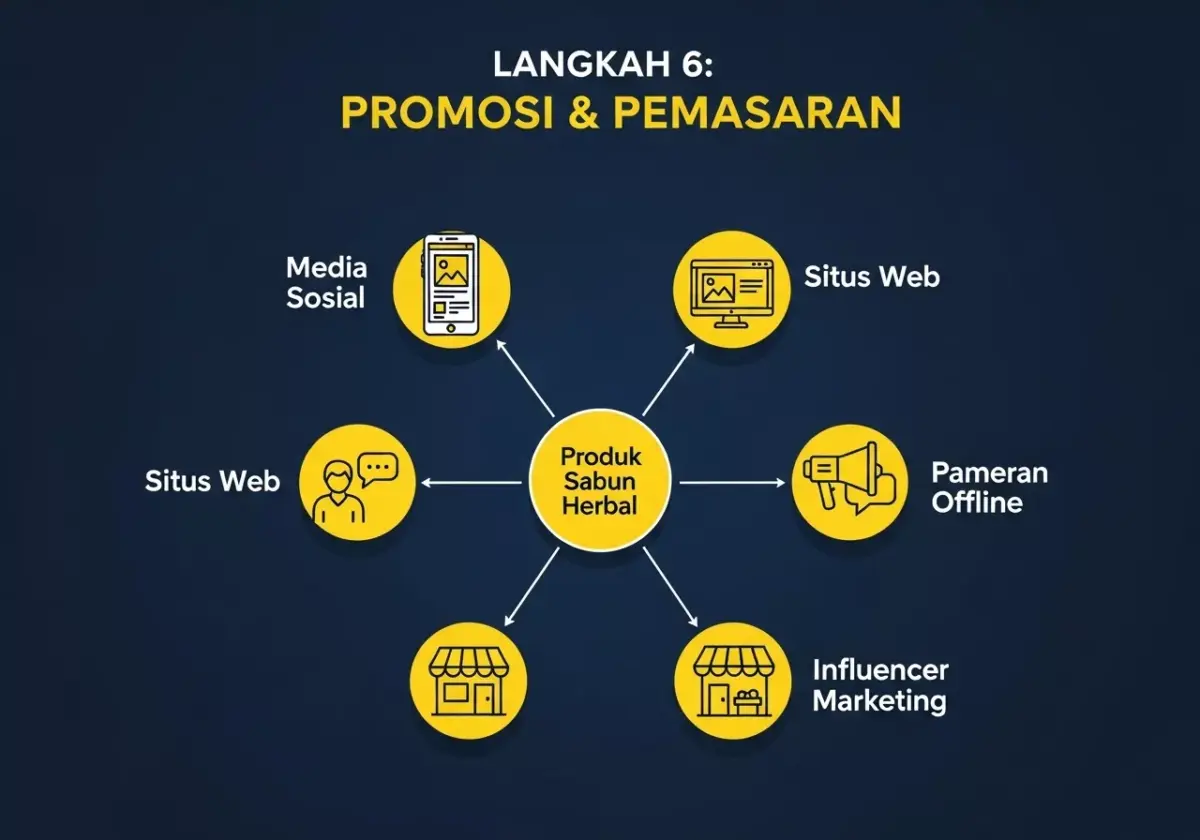 Langkah 6. Promosi & Pemasaran Sabun Herbal
