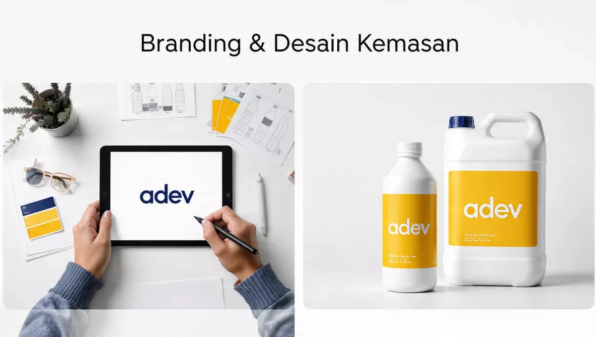 Langkah 4: Branding & Desain Kemasan Sabun Cuci Piring