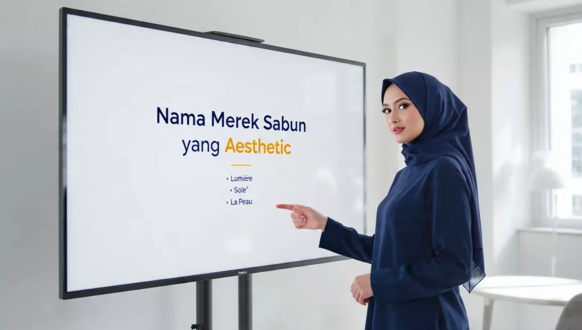 Nama Merek Sabun yang Aesthetic (Estetik)