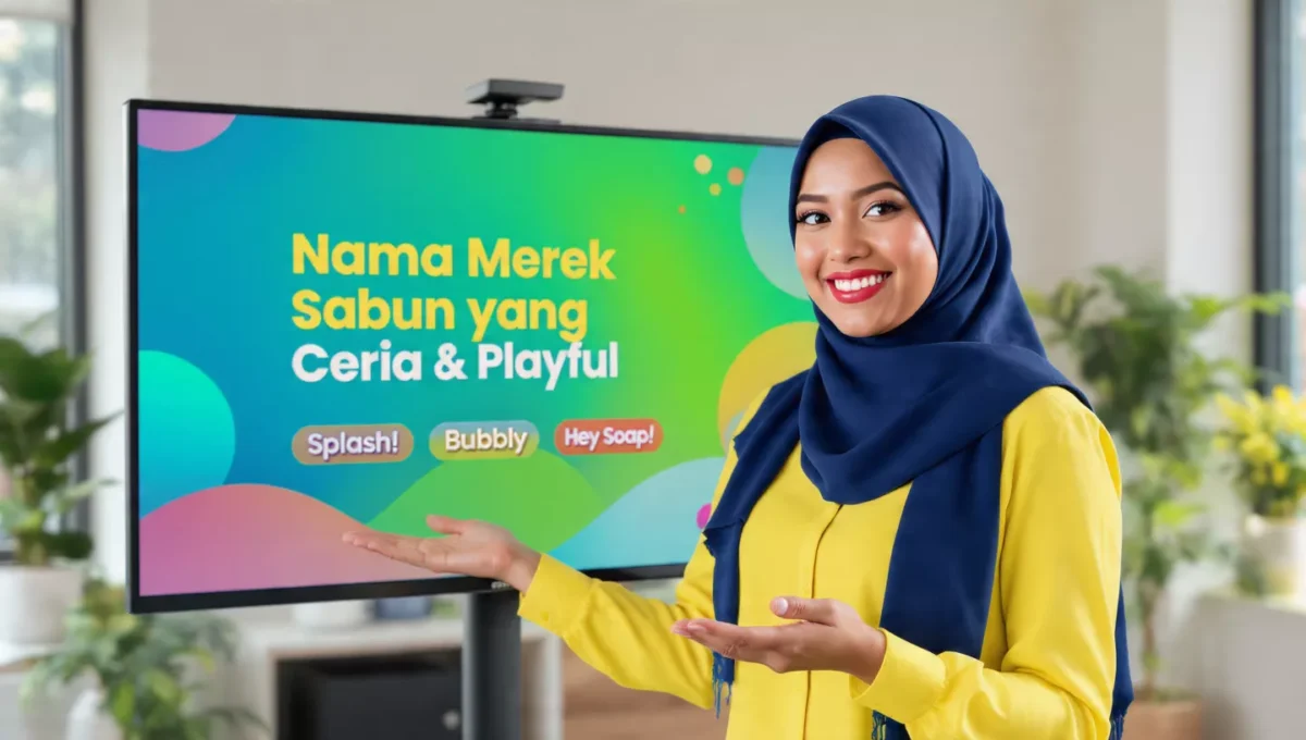 Nama Merek Sabun yang Ceria & Playful