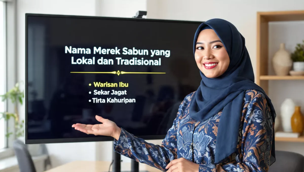 Nama Merek Sabun Lokal & Tradisional
