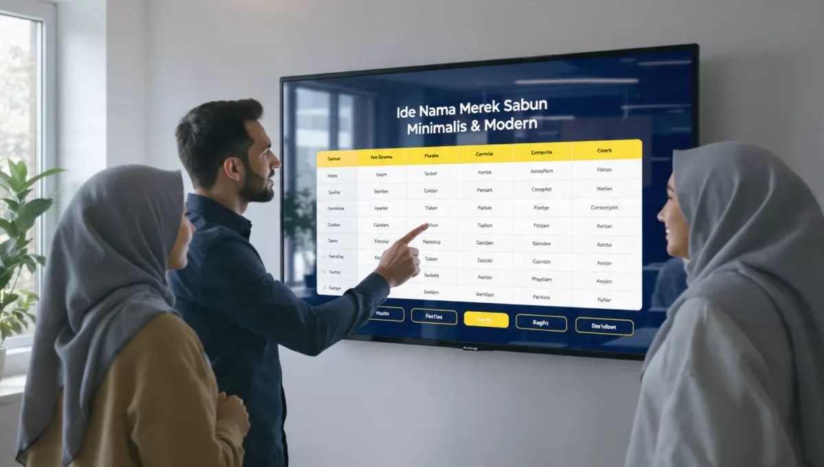 Nama Merek Sabun yang Minimalis & Modern