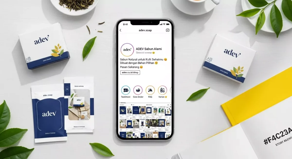 optimasi profil media sosial brand sabun