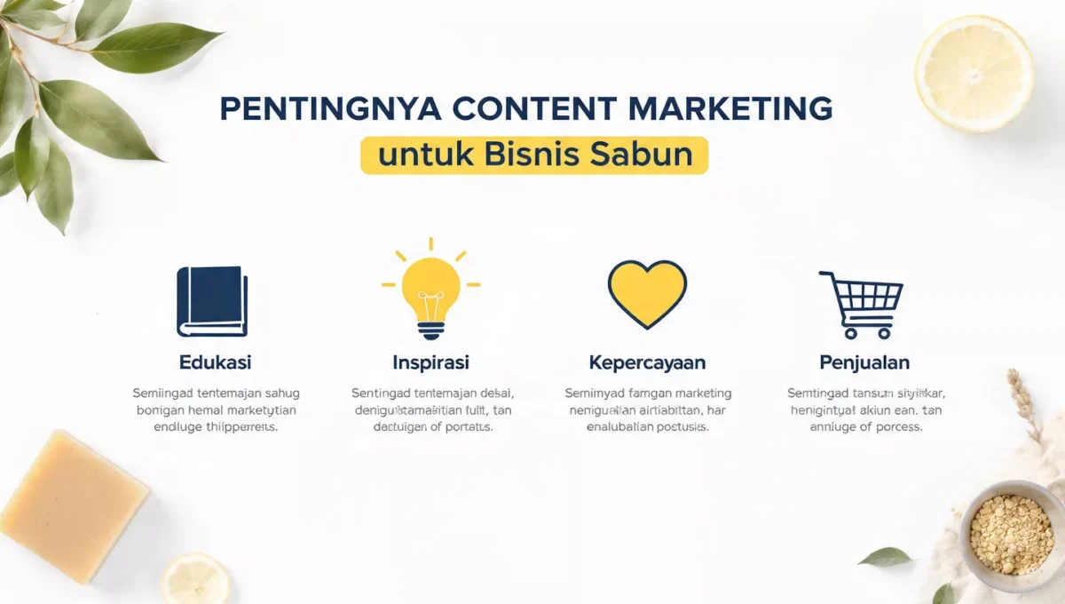Inilah Alasan Pentingnya Content Marketing untuk Bisnis Sabun