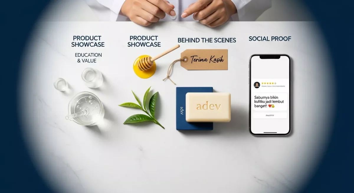 pilar content marketing untuk memasarkan sabun