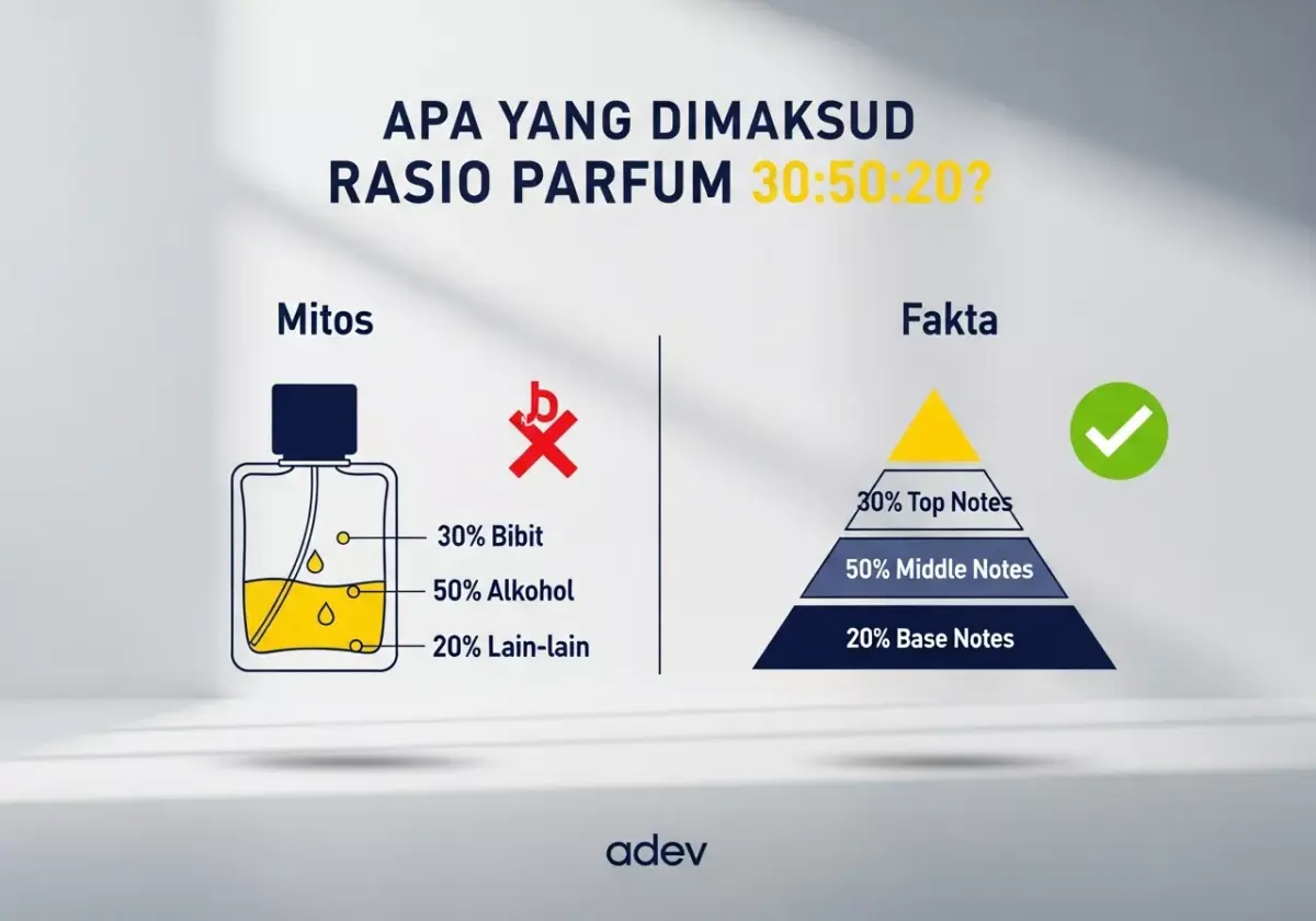 Apa yang Dimaksud dengan Rasio Parfum 30:50:20?