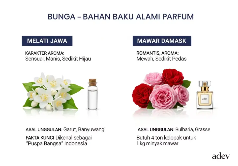 Bunga Sumber Bahan Baku Alami Parfum