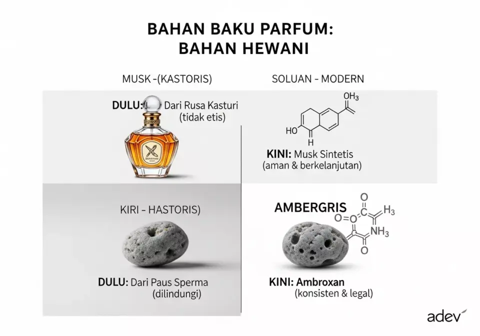 Bahan Hewani Sumber Bahan Baku Alami Parfum